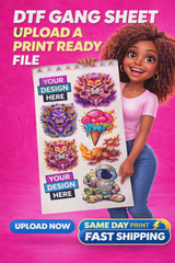 DTF Gang Sheet - Upload a Print Ready File