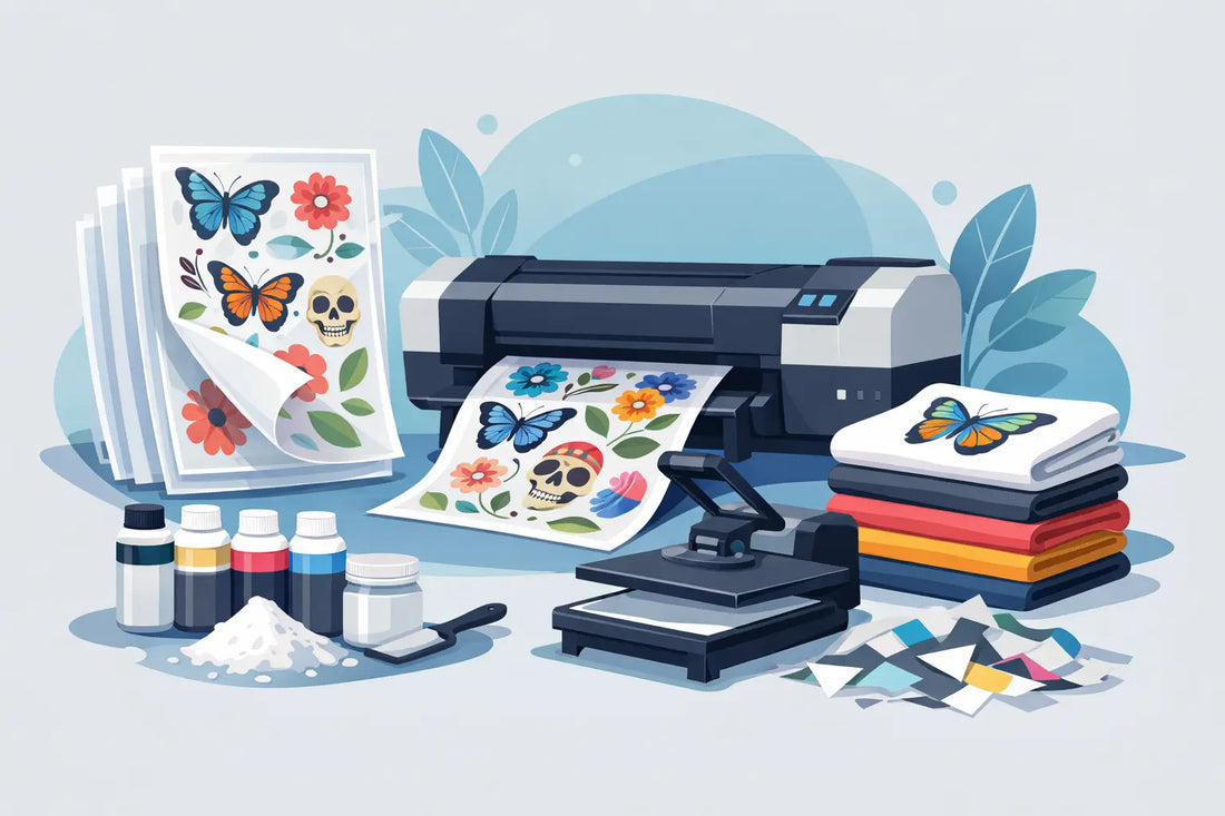 DTF Gang Sheets: Print More Designs, Waste Less