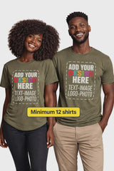 Custom T-Shirts | Design Your Own T-Shirts | Minimums order 12 Pices